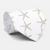 Cravate Étoiles de mer solitaires (Roulé)
