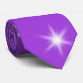 Cravate Étoiles de pourpre et blanches, modèle (Roulé)