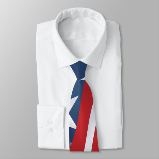 Cravate Étoiles et bandes (Attaché)