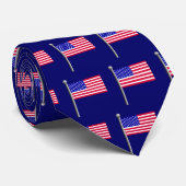 Cravate Étoiles et bandes (Roulé)