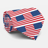 Cravate Étoiles et rayures USA (Roulé)