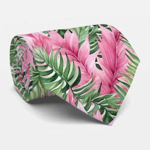 Cravate étonnant avec Motif Feuille exotique