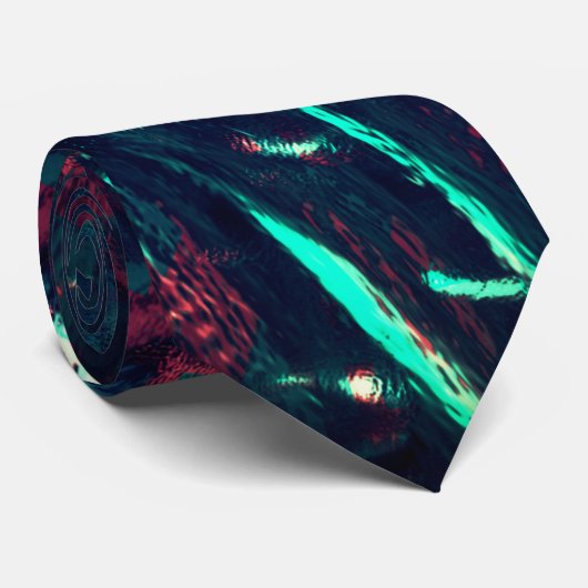 Cravate Étrange fleur perdue dans la forêt de débris (Roulé)