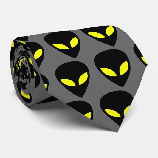 Cravate étrangère grise (Roulé)