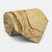 Cravate Étude de la statue de David de Michel-Ange par Rap (Roulé)