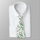 Cravate Eucalyptus Greenery Elegant Pattern (Attaché)