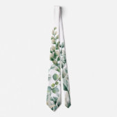 Cravate Eucalyptus vert (Devant)