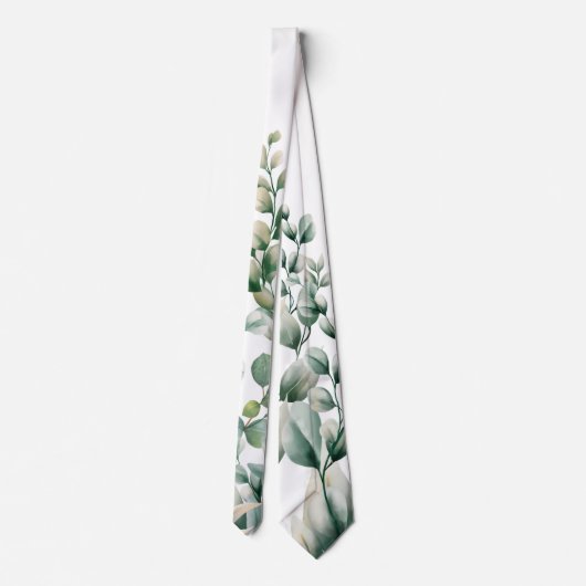 Cravate Eucalyptus vert (Dos)