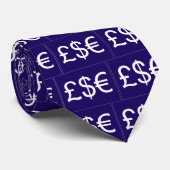 Cravate euro stérile (bleu) (Roulé)