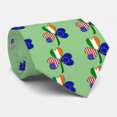 Cravate European Union Flag Shamrock (Roulé)