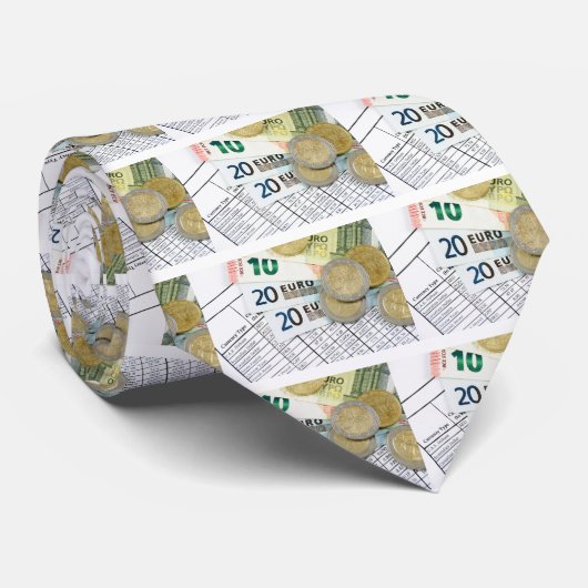Cravate Euros (Roulé)