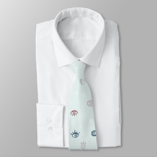 Cravate Evil Eye Pattern (Attaché)