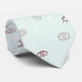 Cravate Evil Eye Pattern (Roulé)
