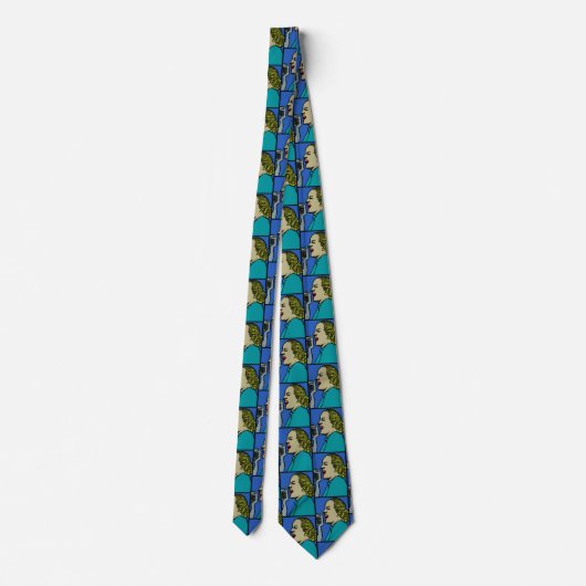Cravate Evita pop art style motif graphique motif (Dos)