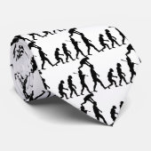 Cravate Évolution de l'homme (Roulé)