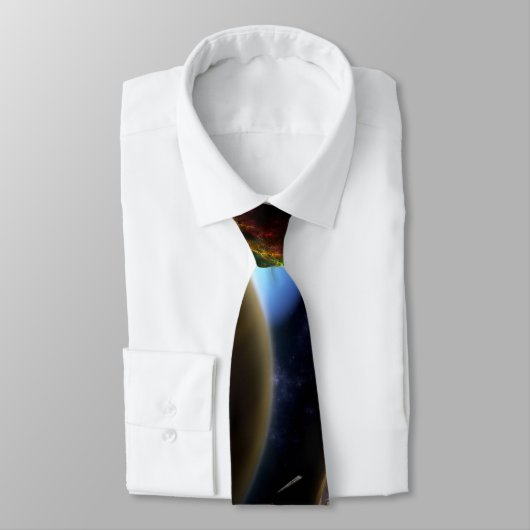 Cravate Exploration De L'Art Fractal Spatial (Attaché)