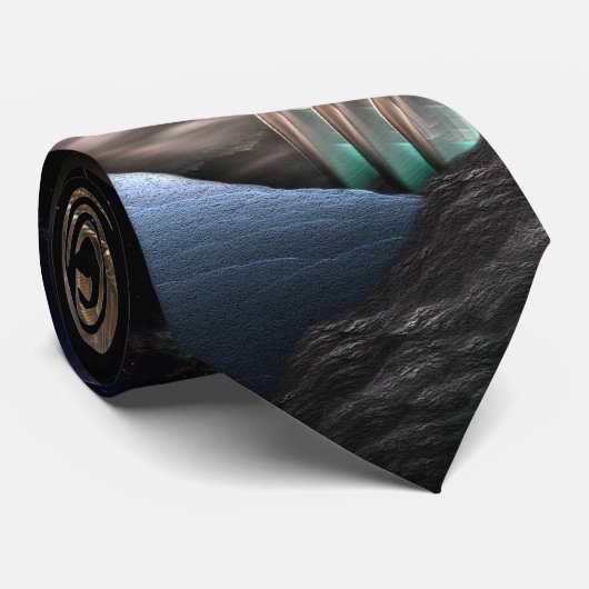 Cravate Exploration De L'Art Fractal Spatial (Roulé)