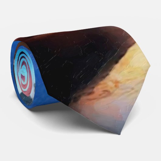 Cravate Exploration spatiale Oeuvre d'art Voyager (Roulé)