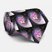 Cravate Explosion de bulles cosmiques (Roulé)