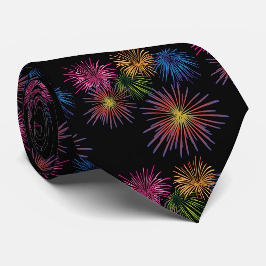 Cravate Explosion de feux d'artifice Thunder_Cove (Roulé)
