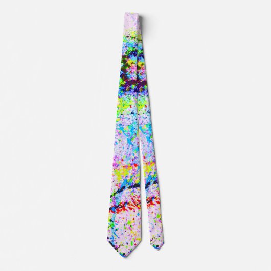 Cravate Explosion des couleurs (Devant)