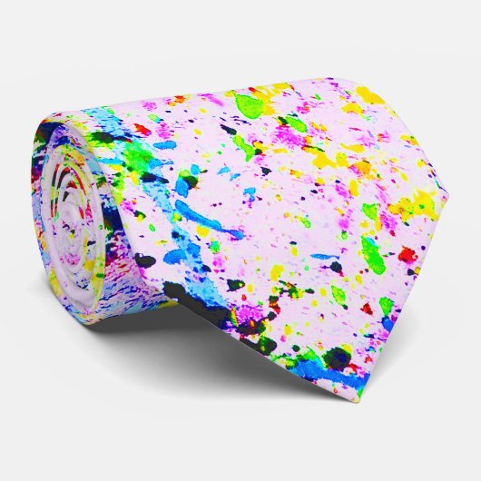 Cravate Explosion des couleurs (Roulé)