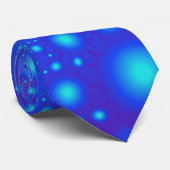 Cravate Explosions bleues de fractale : Cravate/cravate (Roulé)
