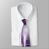 Cravate Exposition de feux d'artifice dans l'horizon de (Attaché)