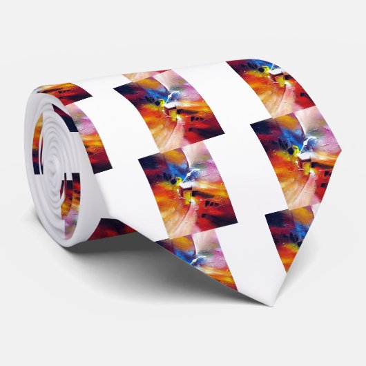 Cravate Expressionism (Roulé)