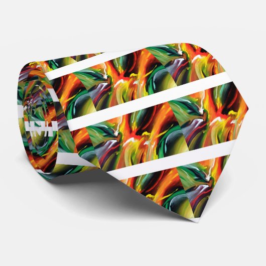 Cravate Expressionism (Roulé)