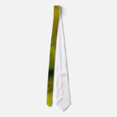 Cravate Expressionniste Abstrait moderne Jaune Vert (Dos)