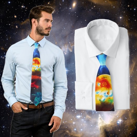 Cravate extérieure colorée