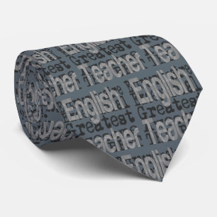 Cravate Extraordinaire anglais enseignant