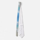 Cravate Extreme Relaxation Plage Vue Sable blanc (Dos)