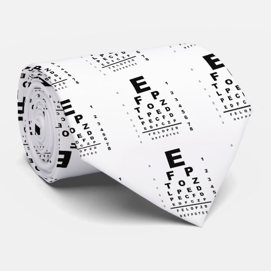 Cravate Eye Test (Roulé)