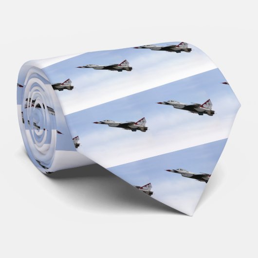 Cravate F-16 Thunderbird En Vol (Roulé)