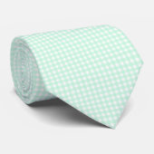 Cravate F & L Green En vichy (Roulé)