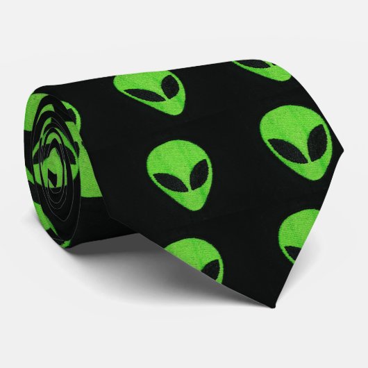Cravate Face alien (Roulé)