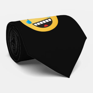 Cravate Face avec des larmes de joie