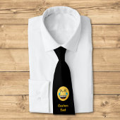 Cravate Face avec des larmes de joie Tie