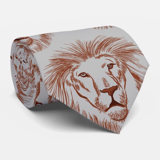 Cravate face de lion (Roulé)