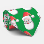 Cravate Face père Noël (Roulé)