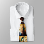 Cravate Face vintage d'horloge (Attaché)