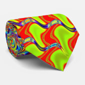 Cravate Facettes fractales (Roulé)