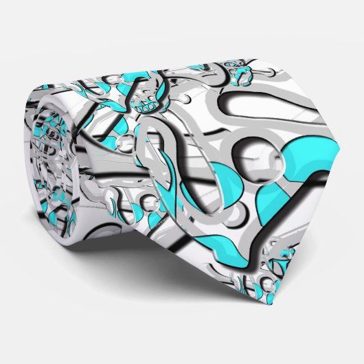 Cravate fâchée de logo de pirate (Roulé)