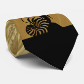 Cravate Facîtière kanak. procadée KAVA (Roulé)