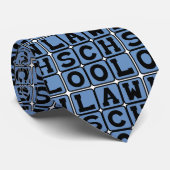 Cravate Faculté de droit, enseignement juridique (Roulé)