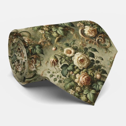 Cravate Fade to Grace - gothique victorien (Roulé)