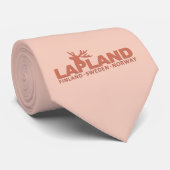 Cravate faite sur commande de la LAPONIE (Roulé)