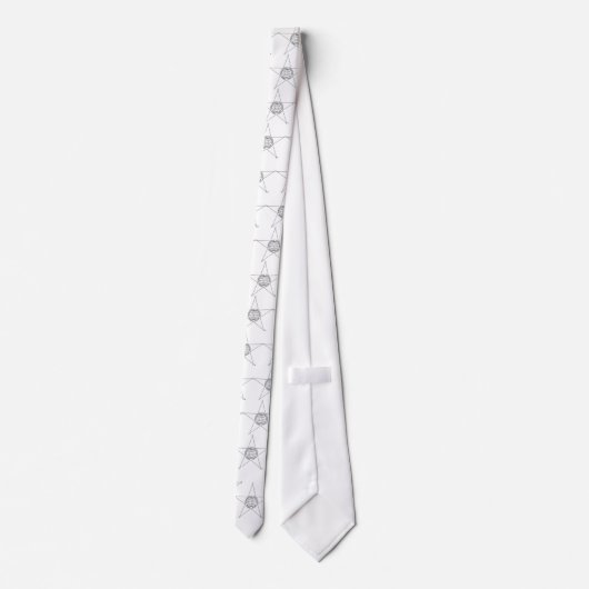 Cravate faite sur commande de logo (Dos)